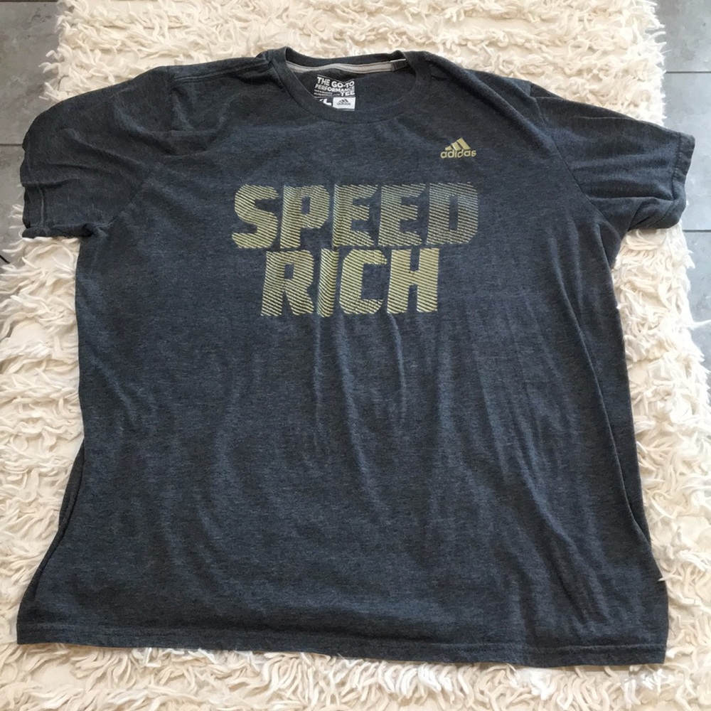 4/$20 adidas speed rich tee